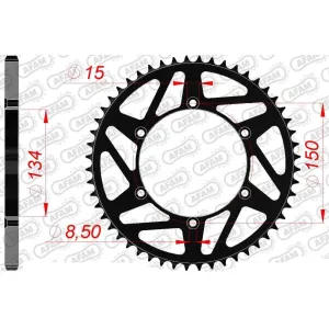 Звезда AFAM Steel-K Sprocket 520 - Kawasaki [Black]