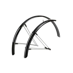 Крила велосипедні HEBIE RAINLINE 28" чорні глянсові, комплект з 2 шт