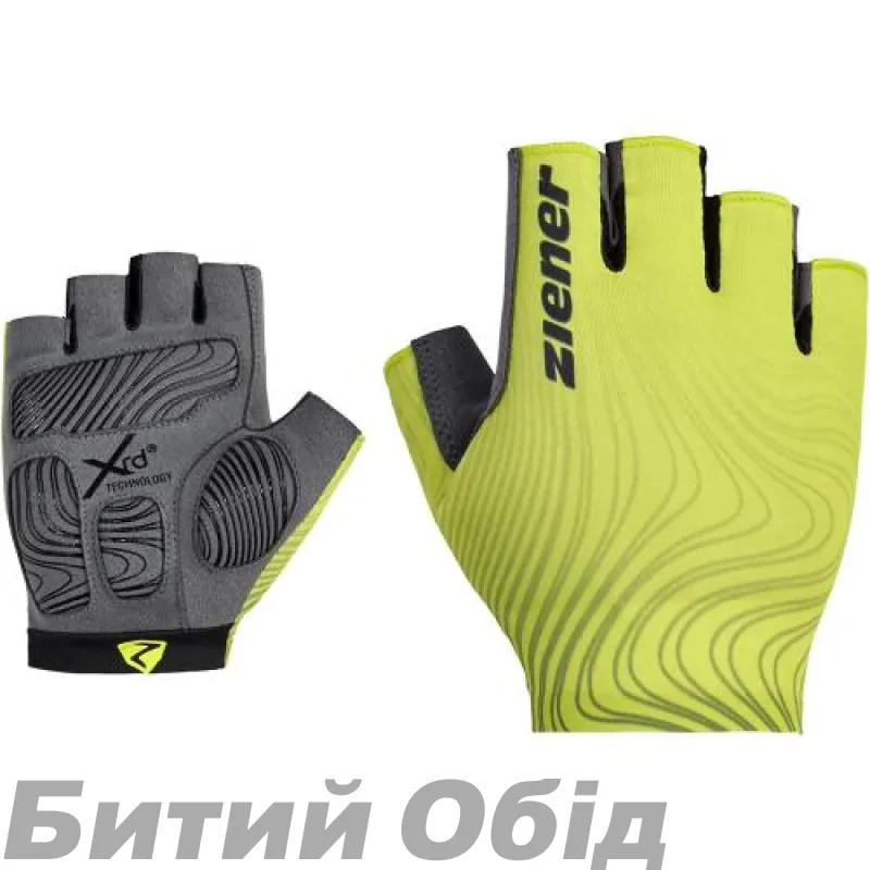 Велоперчатки Ziener Clem bitter lemon 