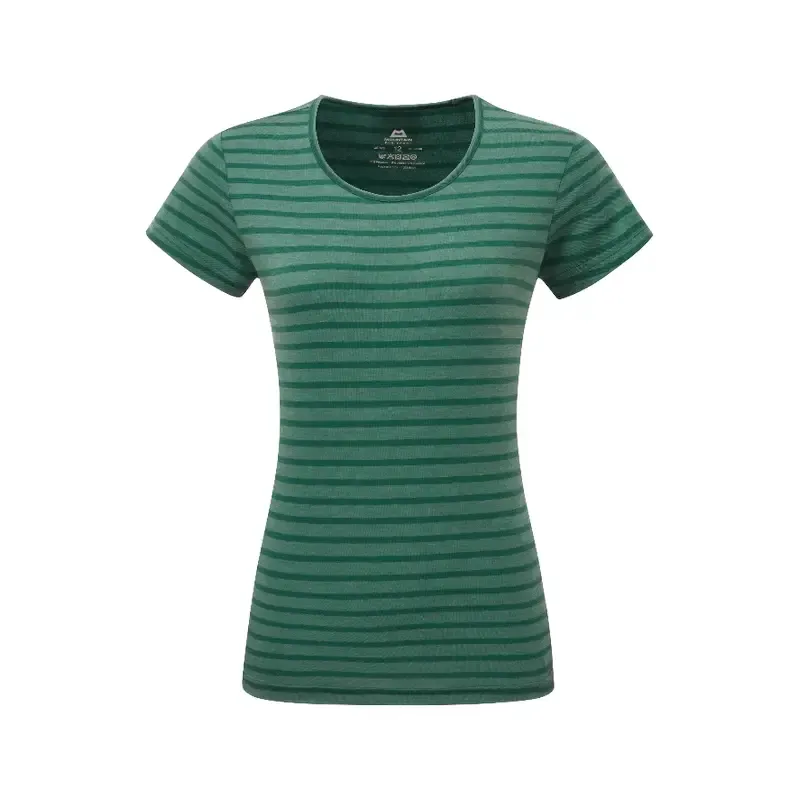 Футболка Mountain Equipment Groundup Stripe Wmns Tee, Spruce stripe 
