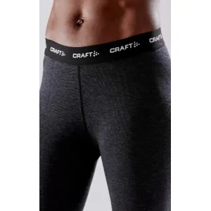 Женские термоштаны Craft CORE WOOL MERINO PANT W black melange 