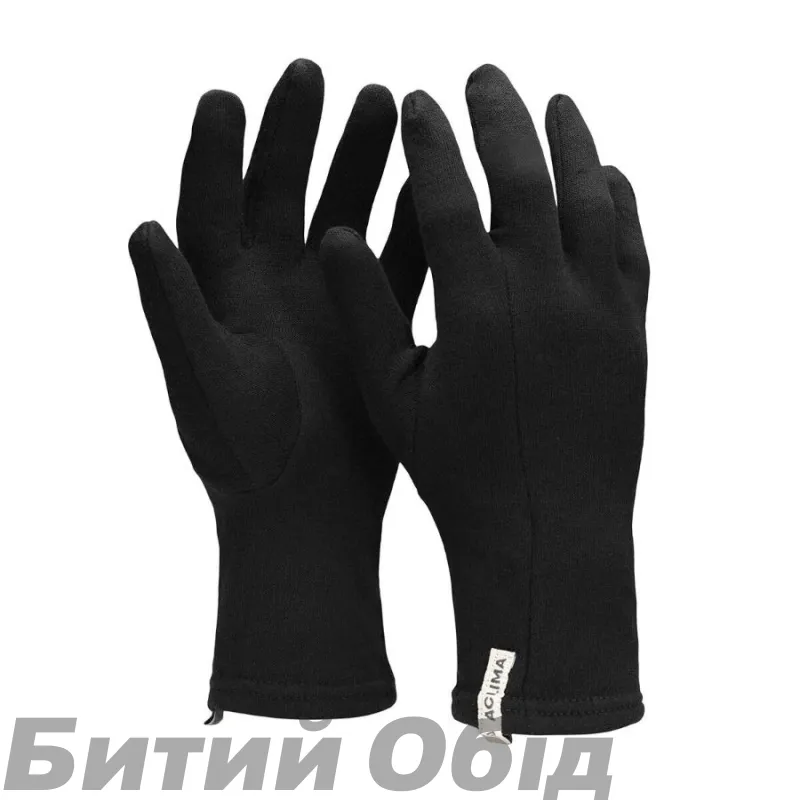 Перчатки Aclima WoolTerry Liner Gloves Jet Black 