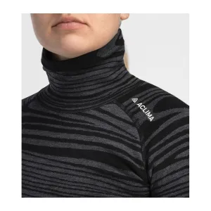 Термокофта жін. Aclima WarmWool 200 Roll Neck W's Black Motion 