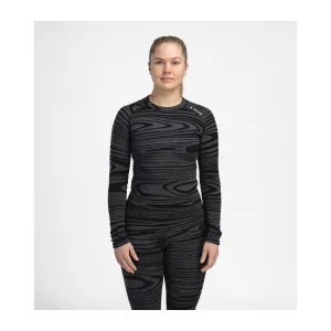 Термокофта жін. Aclima WarmWool 200 Crew Neck W's Black Motion 
