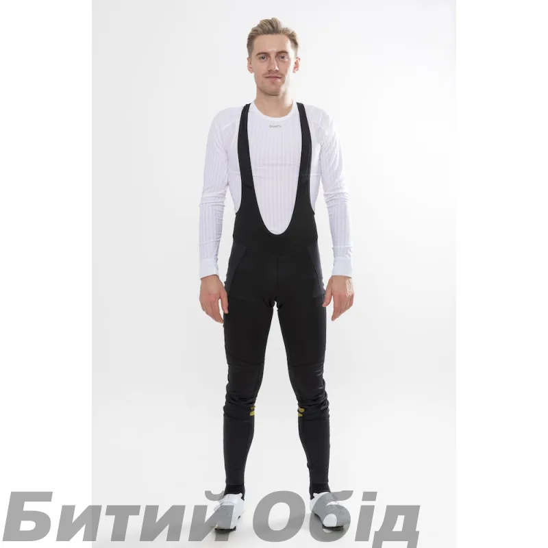 Велоштаны CRAFT Ideal Wind Bib Tights Man, black 
