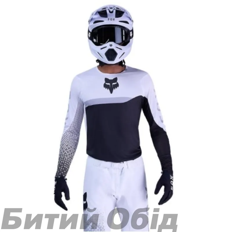Джерсі FOX FLEXAIR Jersey - FRACTURE [White]