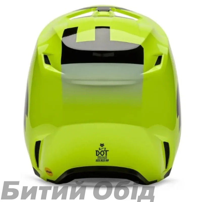 Шлем FOX V1 Helmet - SHIELD [Flo Yellow]