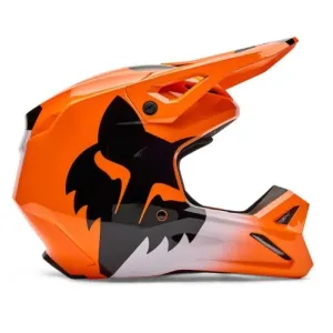 Шлем FOX V1 Helmet - SHIELD [Flo Orange]