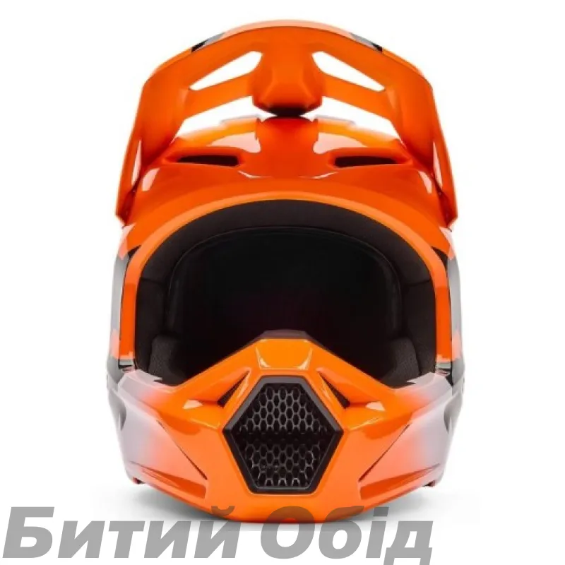 Шлем FOX V1 Helmet - SHIELD [Flo Orange]
