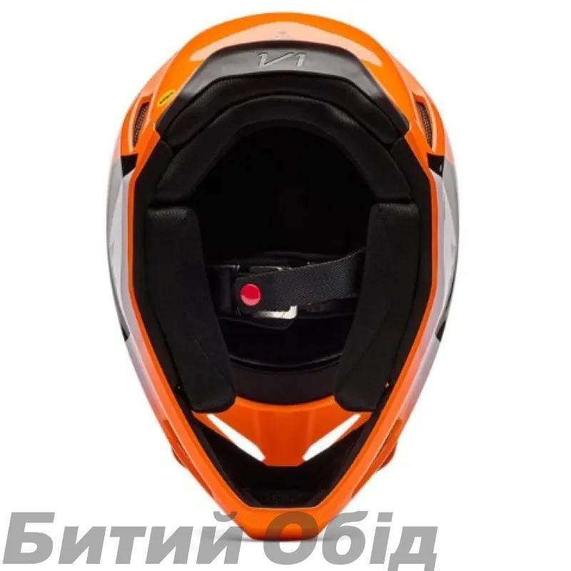 Шлем FOX V1 Helmet - SHIELD [Flo Orange]