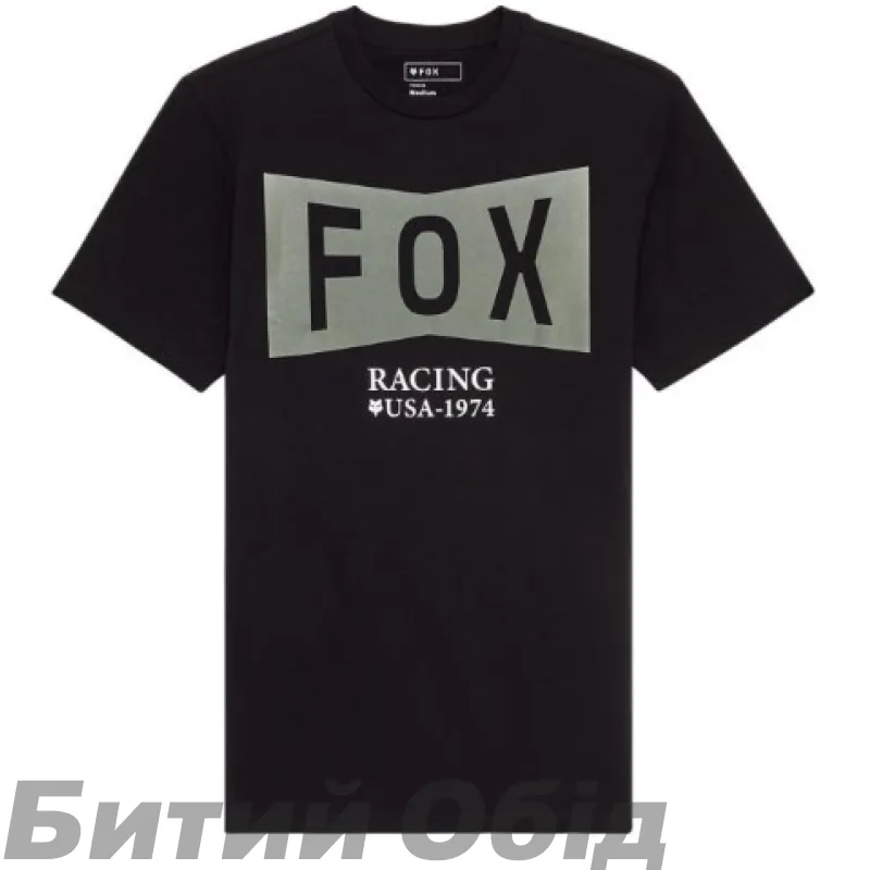 Футболка FOX PREMIUM Short Sleeve Tee - TYPEFACE [Black]