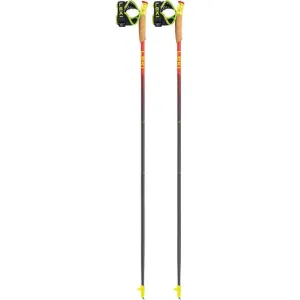 Палиці LEKI Vertical K naturalcarbon-brightred-neonyellow  Палиці LEKI Vertical K naturalcarbon-brightred-neonyellow