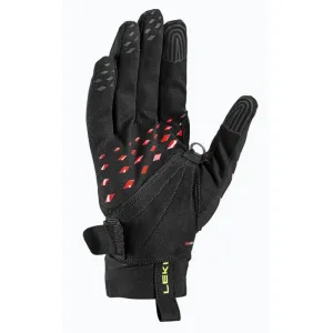 Перчатки LEKI Ultra Trail Breeze Shark black-red-neonyellow 