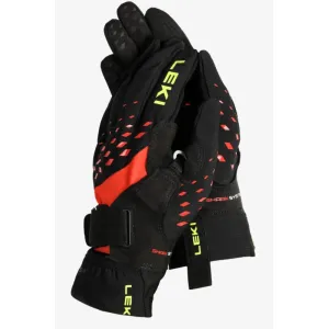 Перчатки LEKI Ultra Trail Storm Shark black-red-neonyellow