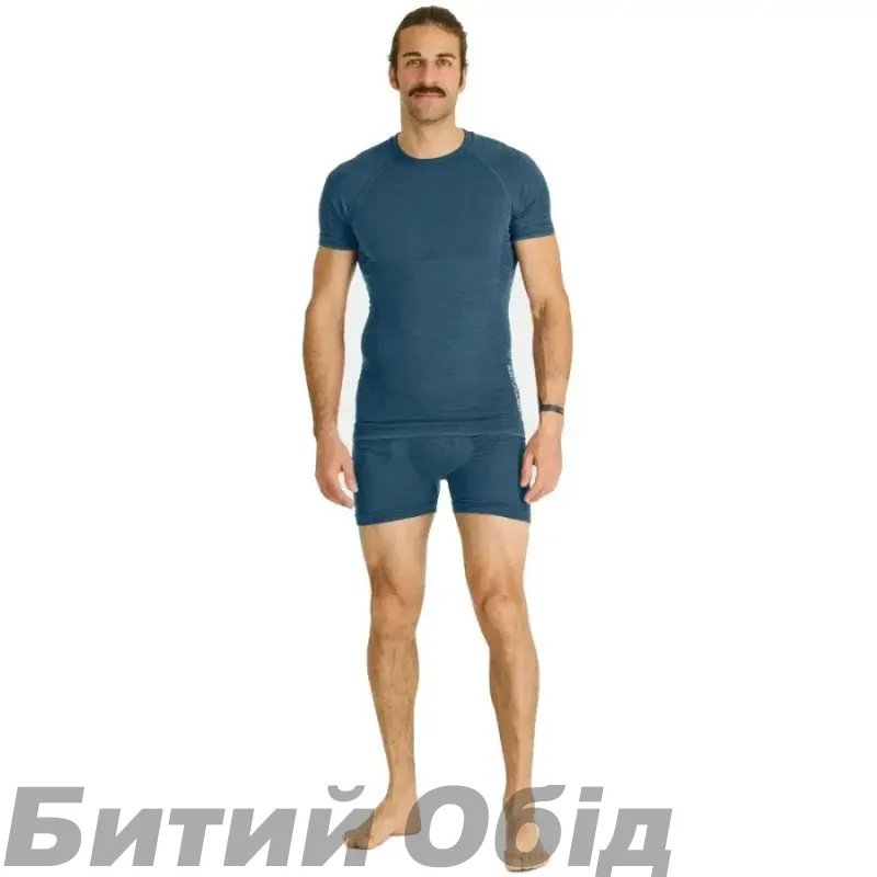 Термофутболка Ortovox 230 COMPETITION SHORT SLEEVE M petrol blue - синій