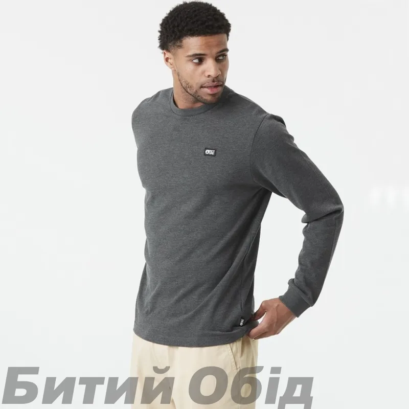 Реглан Picture Organic Sican LS dark grey melange 
