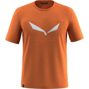 Футболка Salewa SOLIDLOGO DRI-REL M S/S TEE 27018 4530 - оранжевый