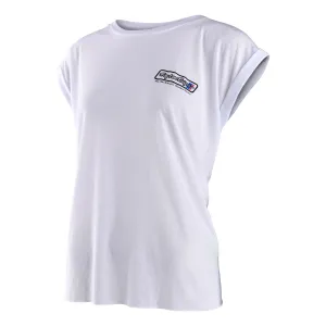 Футболка TLD WOMENS GO FASTER SS TEE; WHITE 
