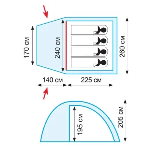 Палатка Tramp Bell  (V2)