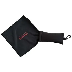 Салфетка из микрофибры с неопреновым чехлом и пластиковым карабином Tramp TRA-255