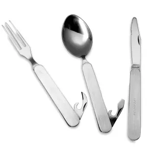 Виделка, ложка, ніж Lifeventure SS Folding Виделка, ложка, ніж Lifeventure SS Folding