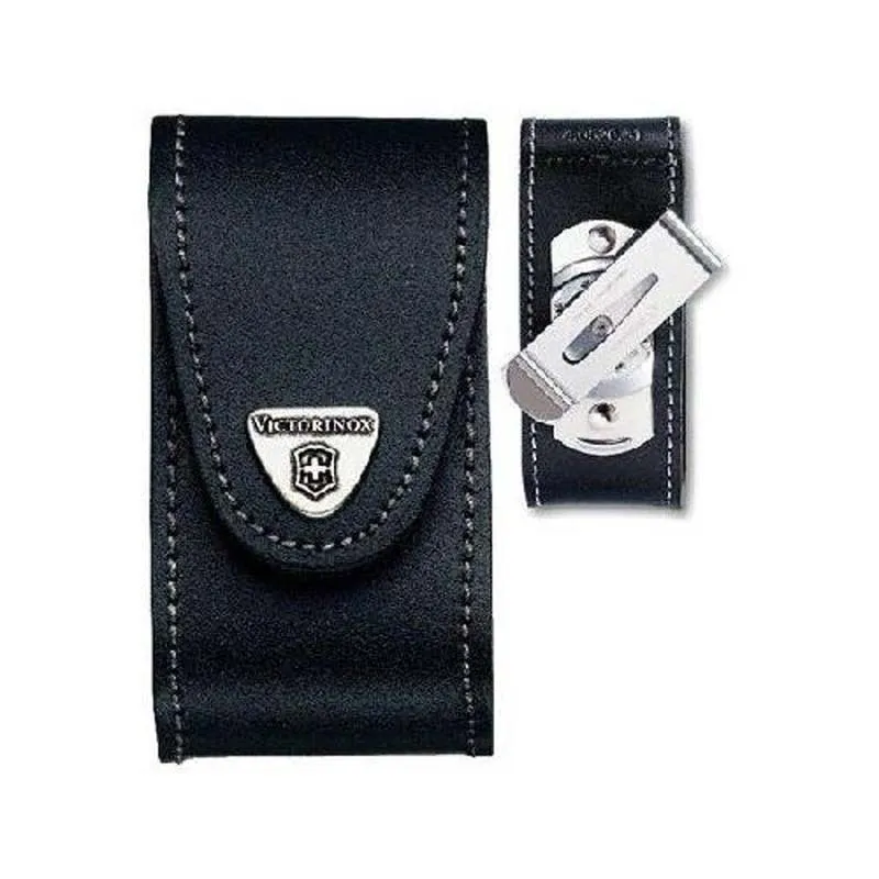 Чехол для ножей кожаный Victorinox на липучке с клипом 5-8 слоев 84-91мм (4.0521.31)