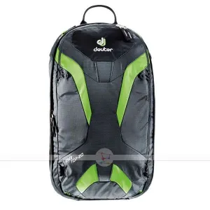 Рюкзак Deuter On Top 20л, черный с зелеными вставками