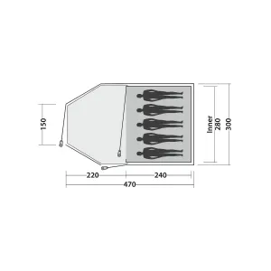 Палатка EASY CAMP Eclipse 500 Rustic Green