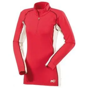 Пуловер MILLET LD HAKKODA TOP ROSE RED/LILLY WHITE