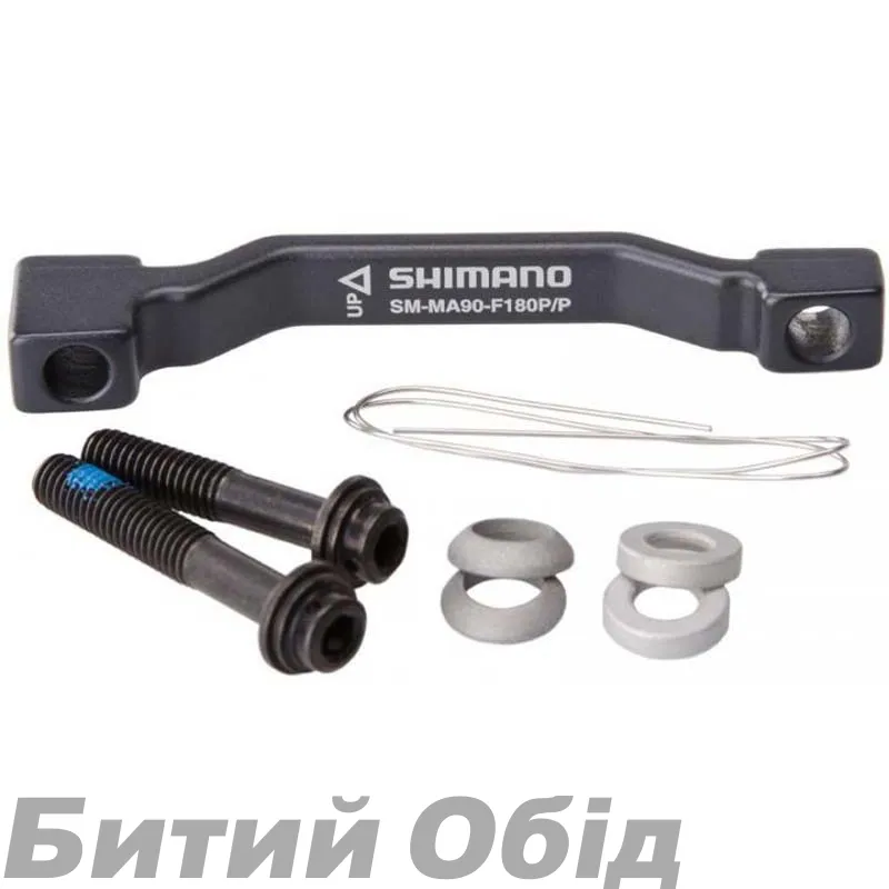 Адаптер для диск тормозов, передний SM-MA90-F180P/P, ротора 180мм, POST-type