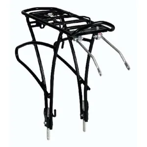 Багажник Longus WELD на раму, універс, чорний