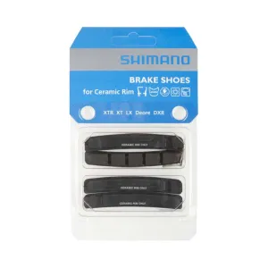 Тормозные резинки Shimano тормозов V-brake BR-M970/M739 для керамич. обода (2 пары)