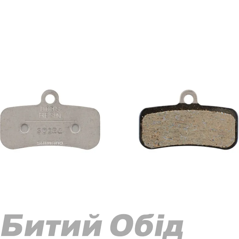 Тормозные колодки SHIMANO D03S-RX, полимер/resin