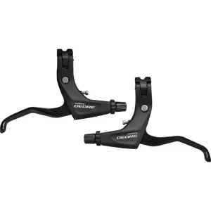 Тормозные ручки Shimano BL-T610 V-brake, под два пальца, комплект правая+левая