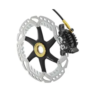 Калипер гидравлич. диск тормоза BR-M820 SAINT, монтаж РМ160мм, колодка H03C/Fin, метал