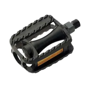 Педали Longus MTB пластик, детские, 1/2 "ось, черный, светоотражатели Педали Longus MTB пластик, детские, 1/2 "ось, черный, светоотражатели