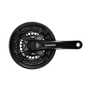 Шатуны Shimano FC-TY501, 170мм, 6/7/8-ск, защита звезд