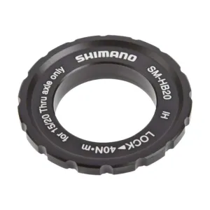 Стопорне кільце Shimano LOCK RING, SM-HB20, зовн. монтаж вісь 12/15/20мм THRU AXLE (OEM)