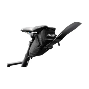 Сумка Longus MUD L под седло 0,9L с крылом, черный Velcro