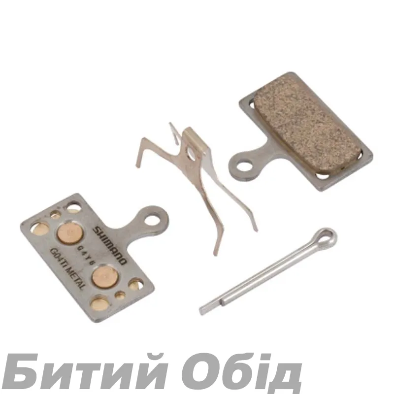 Гальмівні колодки Shimano G04TI, метал