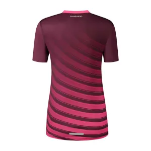 Велоджерсі жіноче Shimano SAIKO, пурпурово-рожеве Велоджерсі жіноче Shimano SAIKO, пурпурово-рожеве