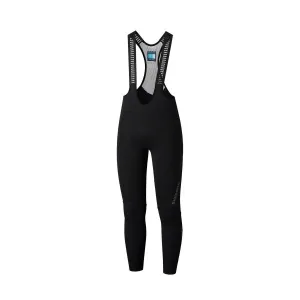 Велорейтузы Shimano BEAUFORT EXTRA с лямками, черные