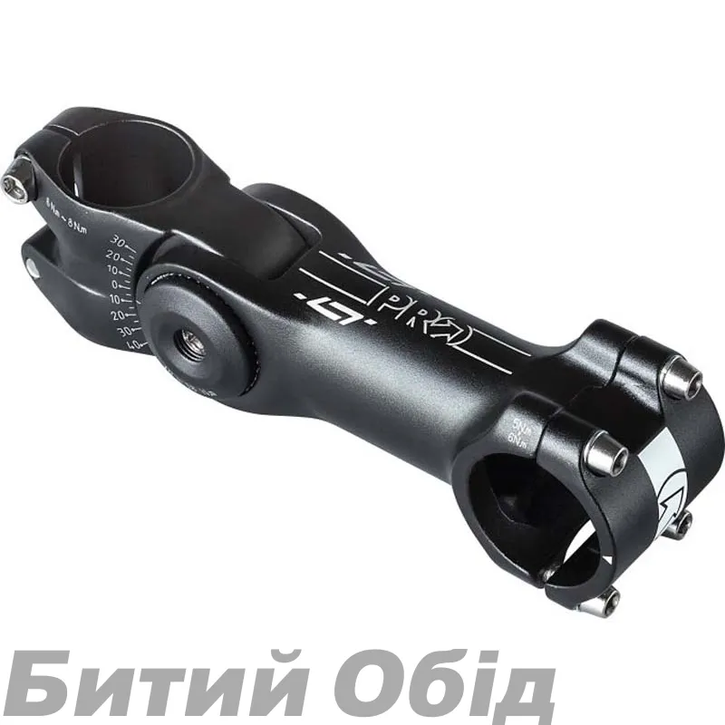Вынос PRO LT 31.8mm, регулируемый, черный