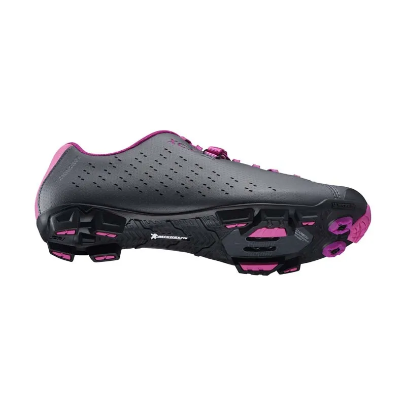 Веловзуття жіноче SHIMANO XC500WG пурпуров-сір.