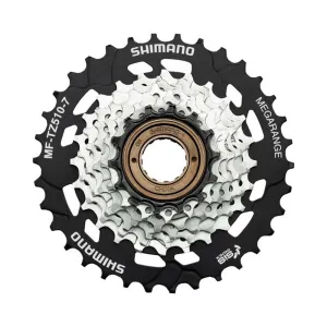 Звезды задние с трещеткой MF-TZ510-7, серебр, 7-ск.