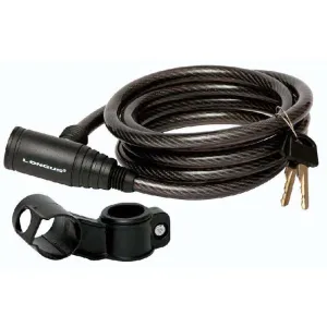 Замок Longus 10Х1800мм +крепление, черный Замок Longus 10Х1800мм +крепление, черный