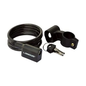 Замок LONGUS 6Х1200мм +кріплення, чорний Special Edition