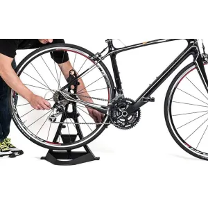 Підніжка-стенд велосипедна HEBIE TURRIX багатофункціональна, чорна Підніжка-стенд велосипедна HEBIE TURRIX багатофункціональна, чорна