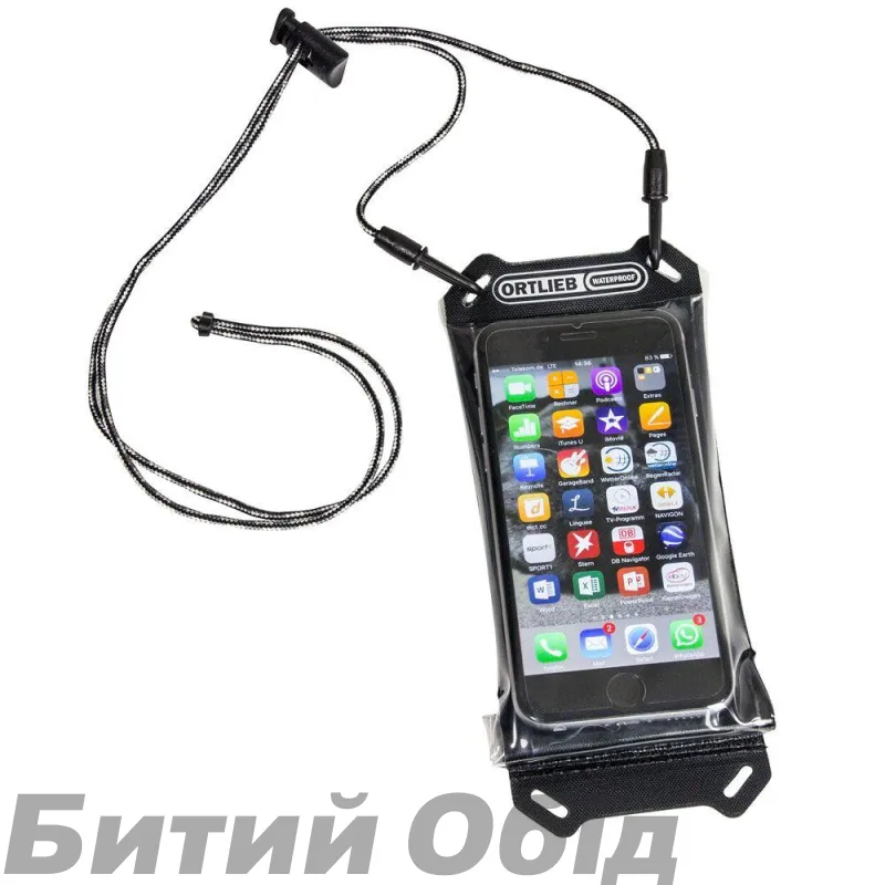 Гермочохол Ortlieb для гаджетів Safe-It black-transparent, M