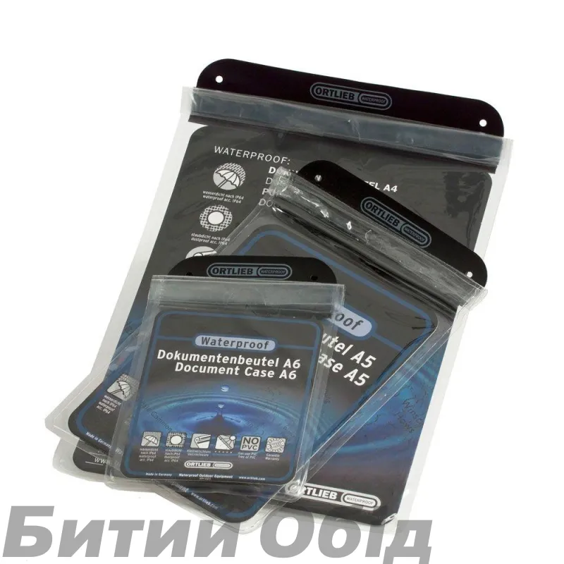 Гермокишеня Ortlieb для карти Mapcase A4 (L)
